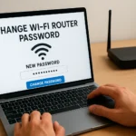تغيير كلمة سر الراوتر من الموبايل