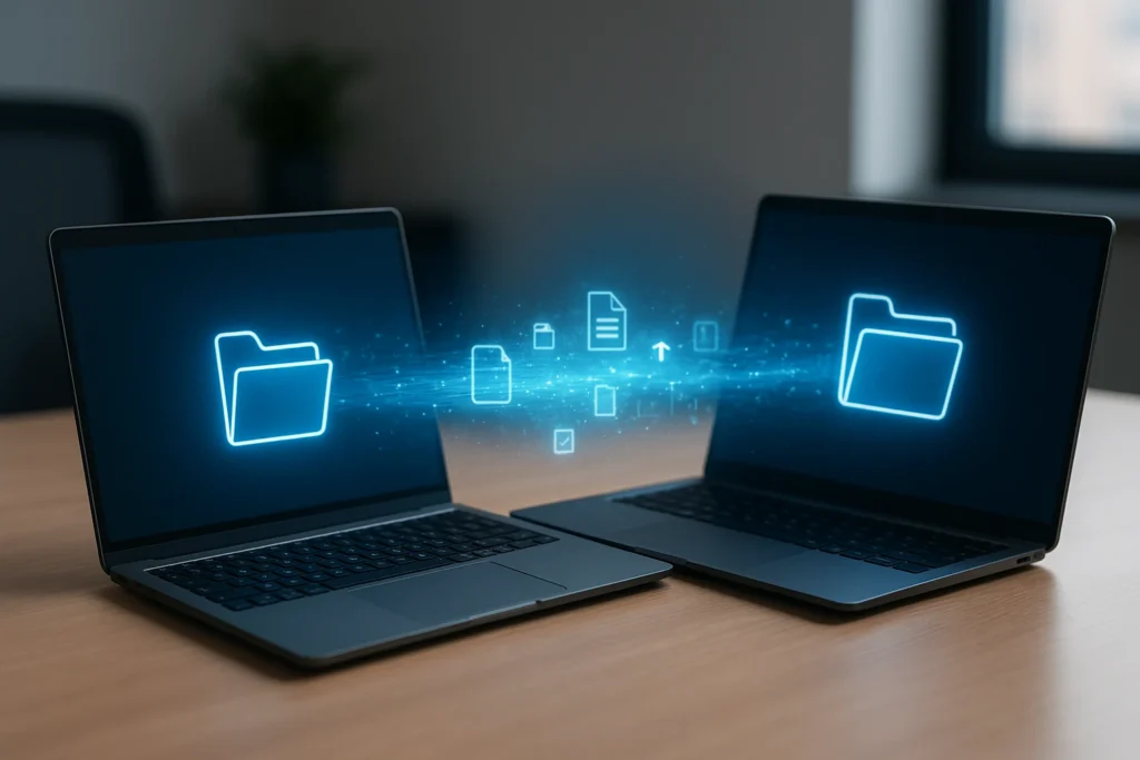 طريقة نقل الملفات بين كمبيوتر ماك وويندوز - دليل شامل