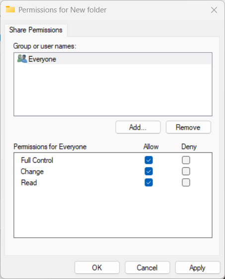 منح الأذونات للمشاركة المتقدمة