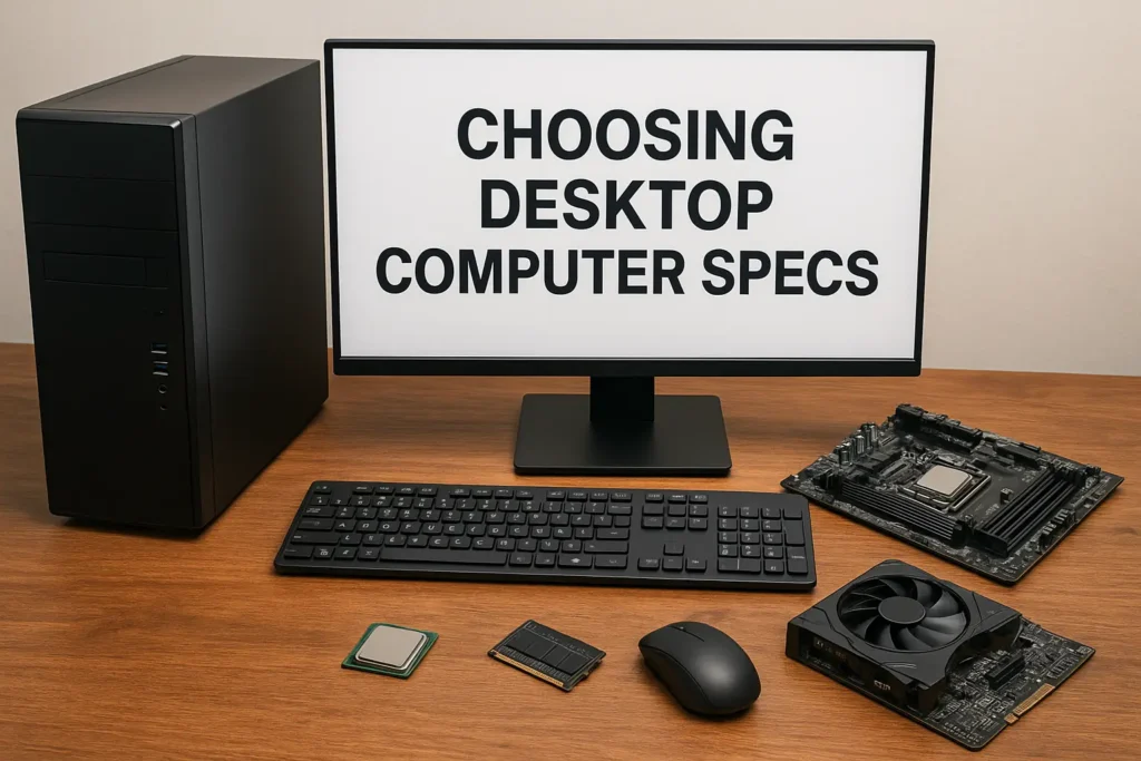 كيف تختار مواصفات الكمبيوتر المكتبي المناسب
