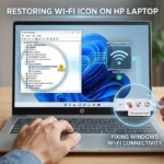 حل مشكلة اختفاء أيقونة الواي فاي في لاب توب HP بنظام ويندوز
