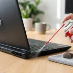 كيفية تنظيف مروحة لاب توب Lenovo Legion دون فتح الجهاز