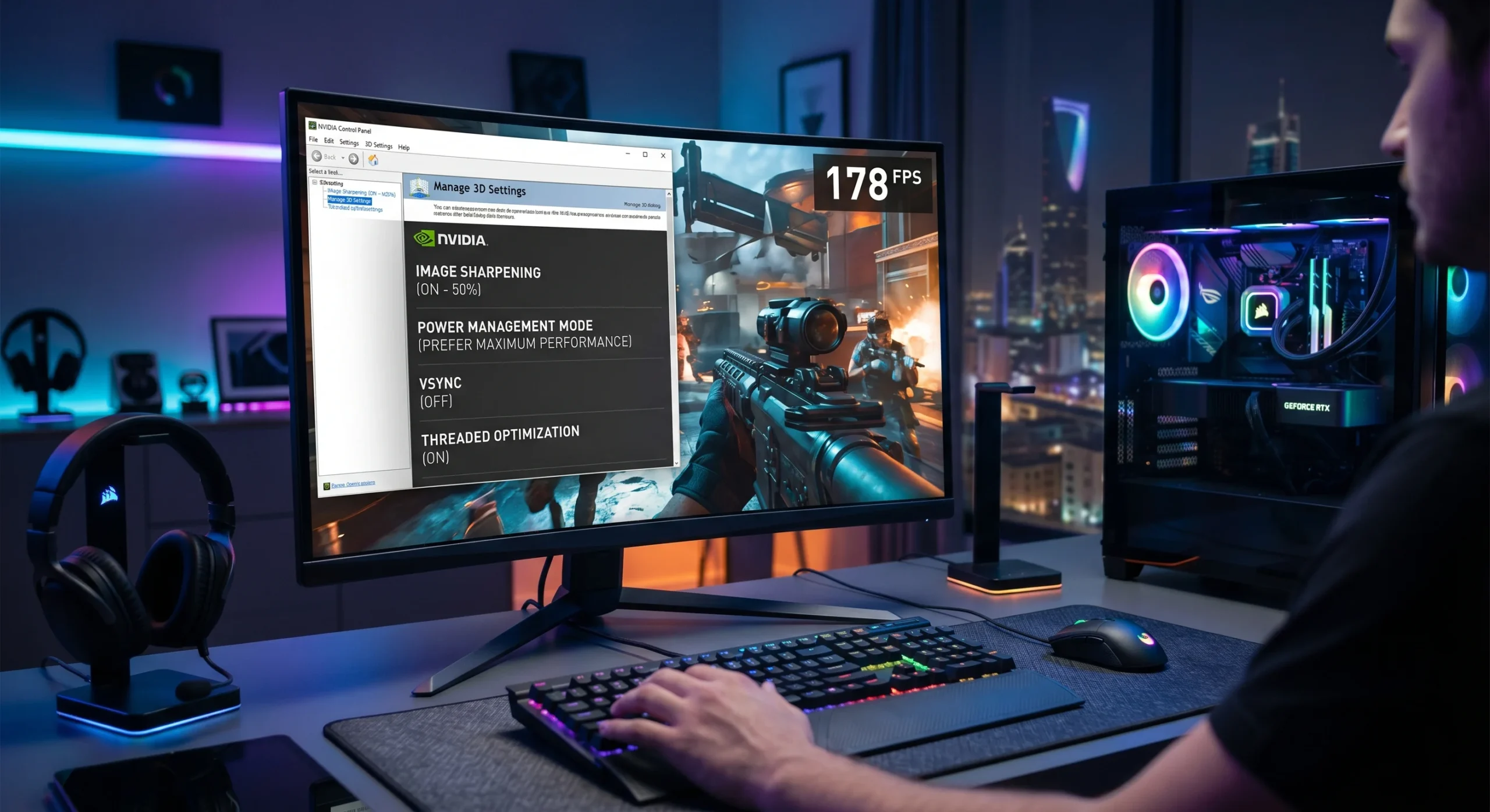 أفضل إعدادات NVIDIA Control Panel للحصول على أعلى FPS في الألعاب
