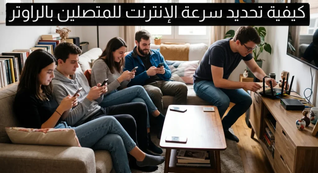 كيفية تحديد سرعة الإنترنت للمتصلين بالراوتر لتقليل استهلاك الباقة